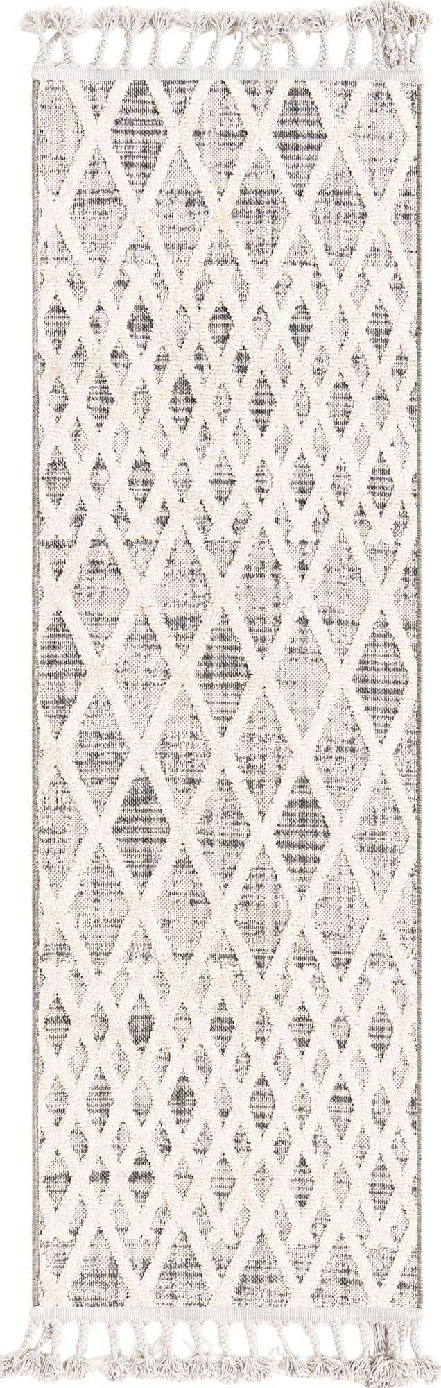 Gray 2' x 6' Arlo Runner Area Rug 100% Polypropylene With Cotton Backing Easy Clean Indoor Living Room Bedroom Dining Office Carpet for Sale at Rug Engine