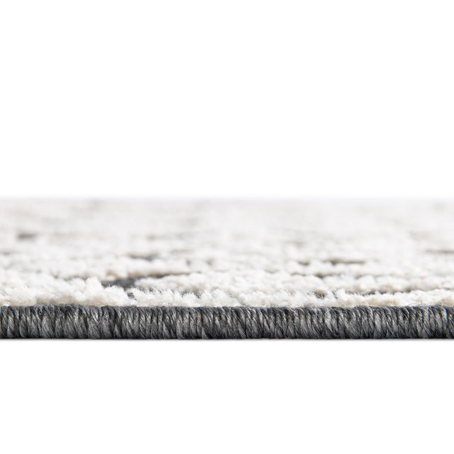 Charcoal 2' x 8' Arlo Runner Area Rug 100% Polypropylene With Cotton Backing Easy Clean Indoor Living Room Bedroom Dining Office Carpet for Sale at Rug Engine