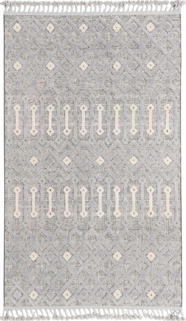 Gray 5' 3 x 8' Arlo Rectangle Area Rug 100% Polypropylene With Cotton Backing Easy Clean Indoor Living Room Bedroom Dining Office Carpet for Sale at Rug Engine