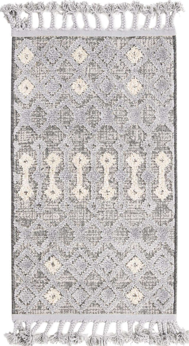 Gray 2' x 3' Arlo Rectangle Area Rug 100% Polypropylene With Cotton Backing Easy Clean Indoor Living Room Bedroom Dining Office Carpet for Sale at Rug Engine