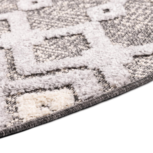 Gray 7' 10 x 10' Arlo Oval Area Rug 100% Polypropylene With Cotton Backing Easy Clean Indoor Living Room Bedroom Dining Office Carpet for Sale at Rug Engine