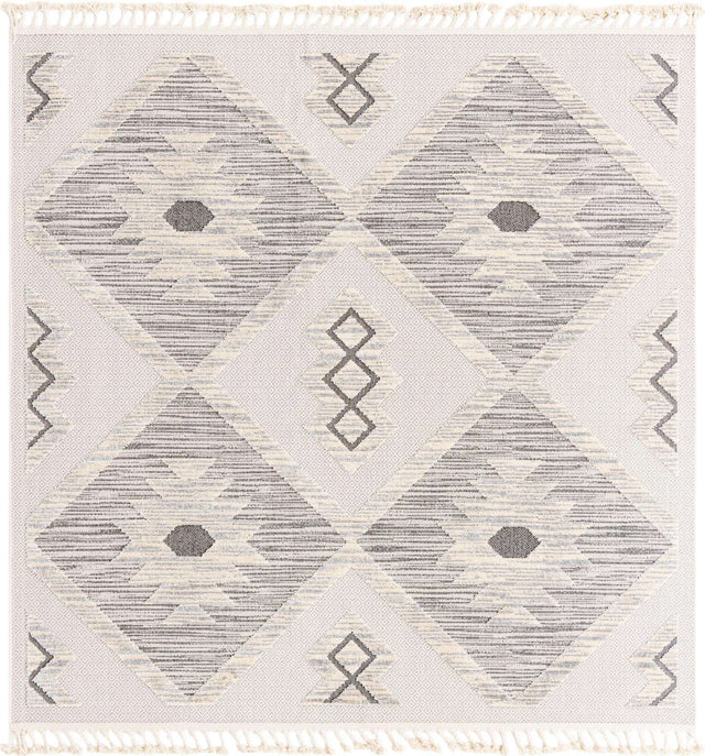 Sandy Beige 7' 10 x 7' 10 Arlo Square Area Rug 100% Polypropylene With Cotton Backing Easy Clean Indoor Living Room Bedroom Dining Office Carpet for Sale at Rug Engine