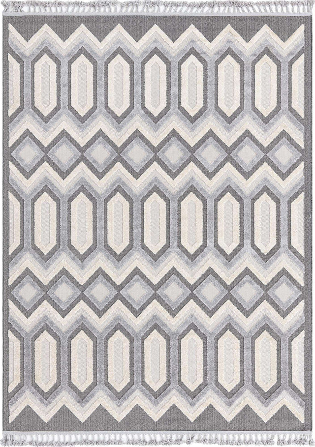Charcoal 7' 10 x 10' Arlo Rectangle Area Rug 100% Polypropylene With Cotton Backing Easy Clean Indoor Living Room Bedroom Dining Office Carpet for Sale at Rug Engine