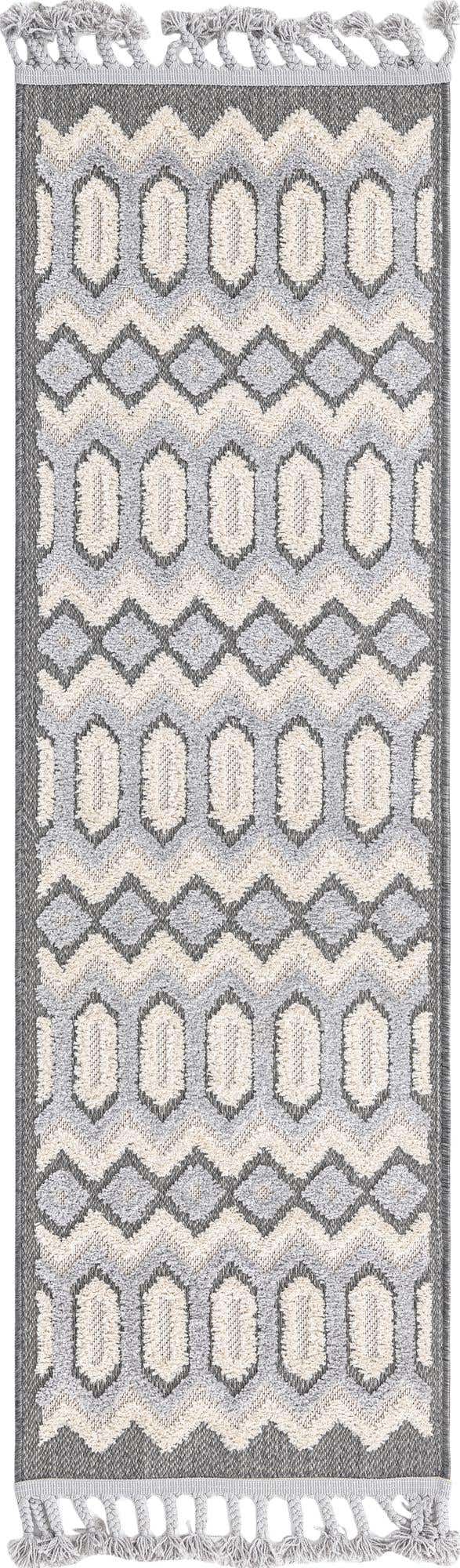 Charcoal 2' x 6' Arlo Runner Area Rug 100% Polypropylene With Cotton Backing Easy Clean Indoor Living Room Bedroom Dining Office Carpet for Sale at Rug Engine