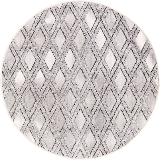 Sandy Beige 3' 3 x 3' 3 Arlo Round Area Rug 100% Polypropylene With Cotton Backing Easy Clean Indoor Living Room Bedroom Dining Office Carpet for Sale at Rug Engine