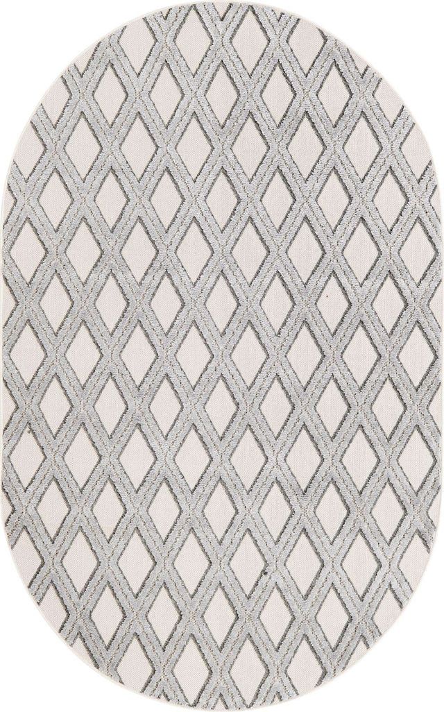 Sandy Beige 5' 3 x 8' Arlo Oval Area Rug 100% Polypropylene With Cotton Backing Easy Clean Indoor Living Room Bedroom Dining Office Carpet for Sale at Rug Engine