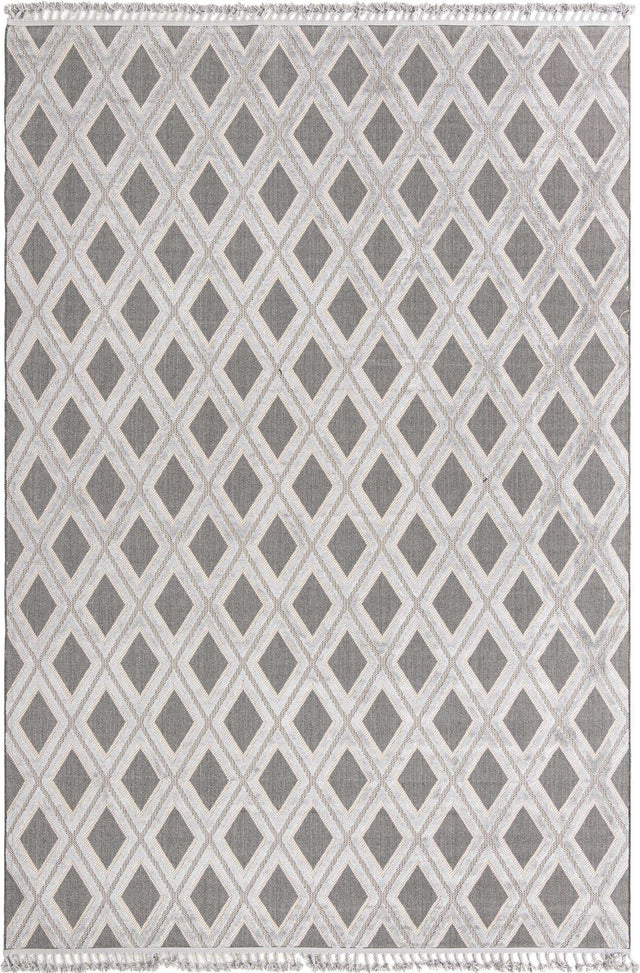 Charcoal 9' 10 x 14' Arlo Rectangle Area Rug 100% Polypropylene With Cotton Backing Easy Clean Indoor Living Room Bedroom Dining Office Carpet for Sale at Rug Engine