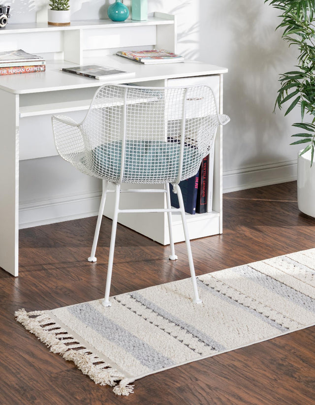 Sandy Beige 2' 7 x 12' Arlo Runner Area Rug 100% Polypropylene With Cotton Backing Easy Clean Indoor Living Room Bedroom Dining Office Carpet for Sale at Rug Engine