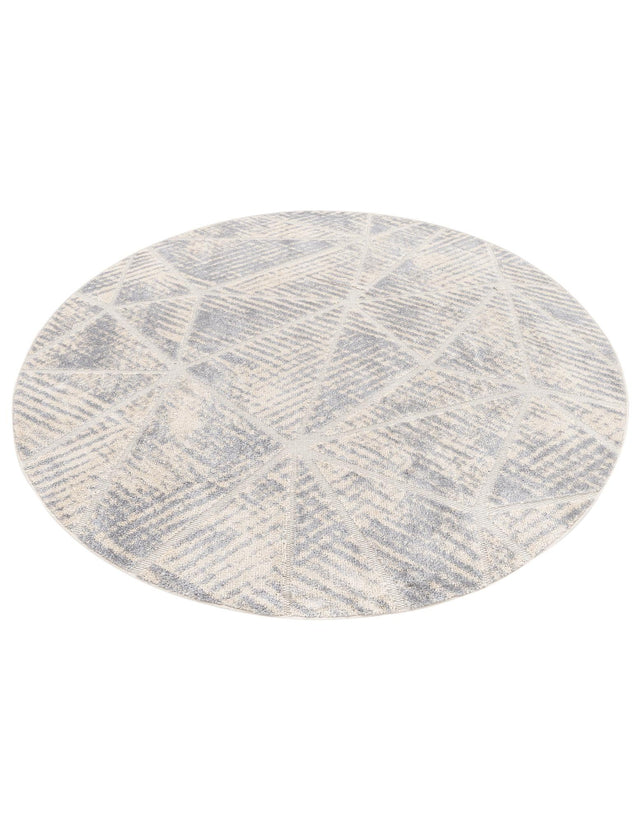Sandy Beige 7' x 7' Arlo Round Area Rug 100% Polypropylene With Cotton Backing Easy Clean Indoor Living Room Bedroom Dining Office Carpet for Sale at Rug Engine