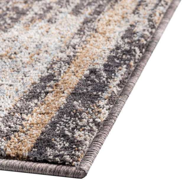 Charcoal Gray 10' x 13' Eco Southwestern Rectangle Area Rug 100% Recycled Space Dyed Polyester With Cotton Backing Carpet for Natural Home Decor for Sale at Rug Engine