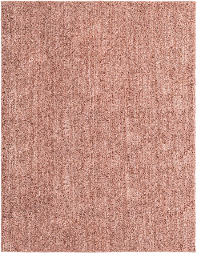 Grapefruit Pink 9' 4 x 12' Jill Zarin Shaggy Chic Rectangle Area Rug Thick Soft Touch Fluffy & Plush Shaggy Pile 100% Polyester (Space-Dyed Yarn) With Jute Backing Carpet for Sale at Rug Engine