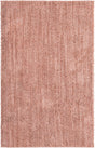 Grapefruit Pink 5' 3 x 8' Jill Zarin Shaggy Chic Rectangle Area Rug Thick Soft Touch Fluffy & Plush Shaggy Pile 100% Polyester (Space-Dyed Yarn) With Jute Backing Carpet for Sale at Rug Engine