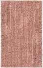 Grapefruit Pink 2' x 3' Jill Zarin Shaggy Chic Rectangle Area Rug Thick Soft Touch Fluffy & Plush Shaggy Pile 100% Polyester (Space-Dyed Yarn) With Jute Backing Carpet for Sale at Rug Engine