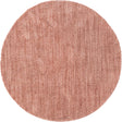 Grapefruit Pink 7' x 7' Jill Zarin Shaggy Chic Round Area Rug Thick Soft Touch Fluffy & Plush Shaggy Pile 100% Polyester (Space-Dyed Yarn) With Jute Backing Carpet for Sale at Rug Engine