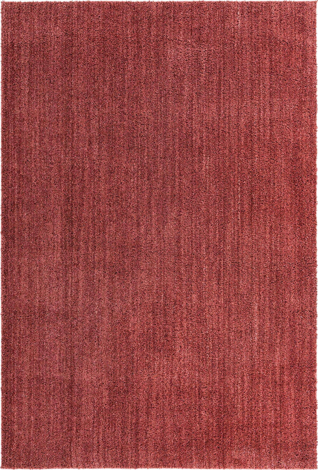 Pomegranate Red 9' 10 x 14' 1 Jill Zarin Shaggy Chic Rectangle Area Rug Thick Soft Touch Fluffy & Plush Shaggy Pile 100% Polyester (Space-Dyed Yarn) With Jute Backing Carpet for Sale at Rug Engine