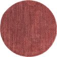 Pomegranate Red 5' 3 x 5' 3 Jill Zarin Shaggy Chic Round Area Rug Thick Soft Touch Fluffy & Plush Shaggy Pile 100% Polyester (Space-Dyed Yarn) With Jute Backing Carpet for Sale at Rug Engine