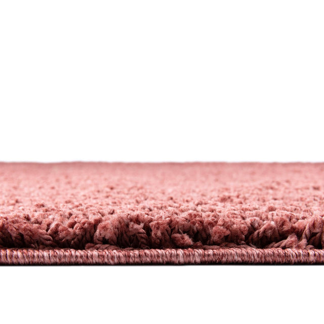 Pomegranate Red 6' 5 x 6' 5 Jill Zarin Shaggy Chic Square Area Rug Thick Soft Touch Fluffy & Plush Shaggy Pile 100% Polyester (Space-Dyed Yarn) With Jute Backing Carpet for Sale at Rug Engine