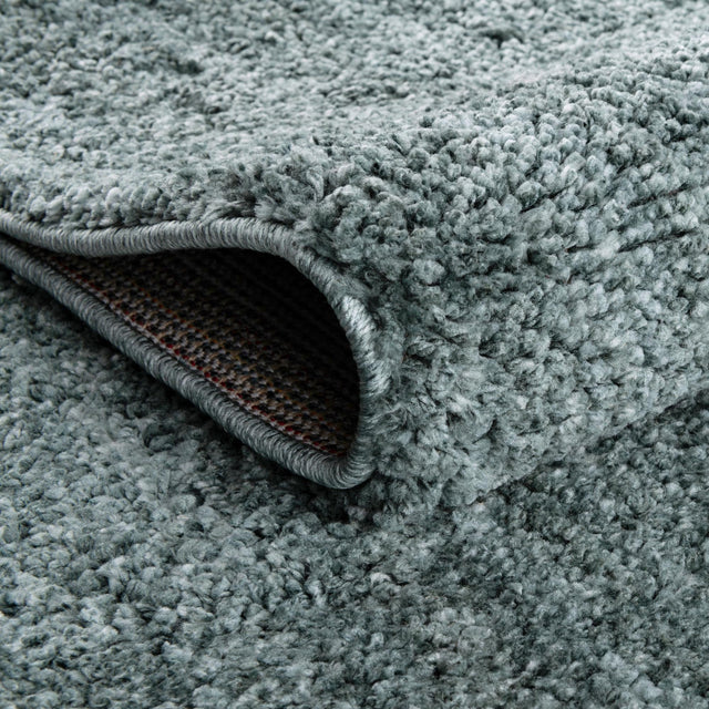 Rosemary Green 6' 5 x 9' Jill Zarin Shaggy Chic Rectangle Area Rug Thick Soft Touch Fluffy & Plush Shaggy Pile 100% Polyester (Space-Dyed Yarn) With Jute Backing Carpet for Sale at Rug Engine