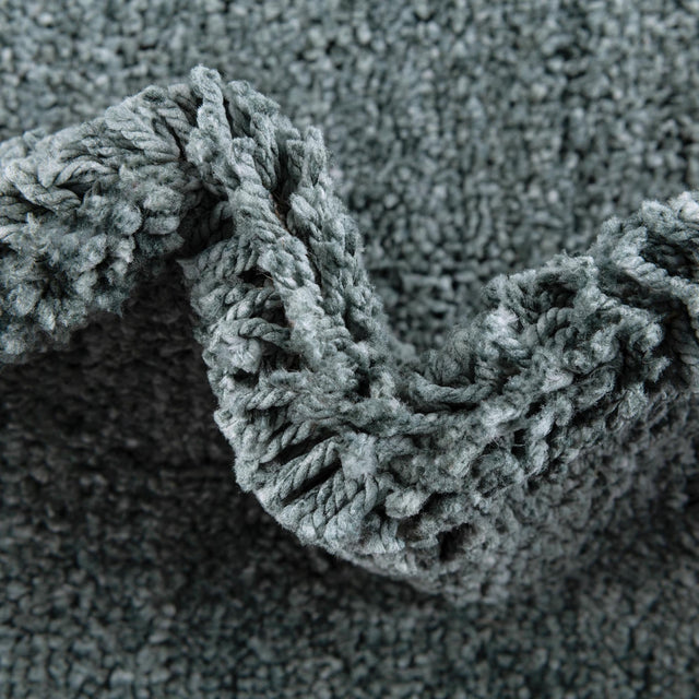 Rosemary Green 7' 10 x 10' Jill Zarin Shaggy Chic Rectangle Area Rug Thick Soft Touch Fluffy & Plush Shaggy Pile 100% Polyester (Space-Dyed Yarn) With Jute Backing Carpet for Sale at Rug Engine
