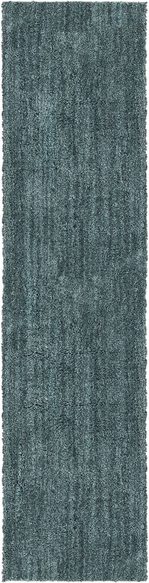 Rosemary Green 2' x 8' Jill Zarin Shaggy Chic Runner Area Rug Thick Soft Touch Fluffy & Plush Shaggy Pile 100% Polyester (Space-Dyed Yarn) With Jute Backing Carpet for Sale at Rug Engine