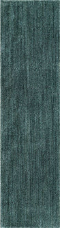 Rosemary Green 2' 7 x 10' Jill Zarin Shaggy Chic Runner Area Rug Thick Soft Touch Fluffy & Plush Shaggy Pile 100% Polyester (Space-Dyed Yarn) With Jute Backing Carpet for Sale at Rug Engine