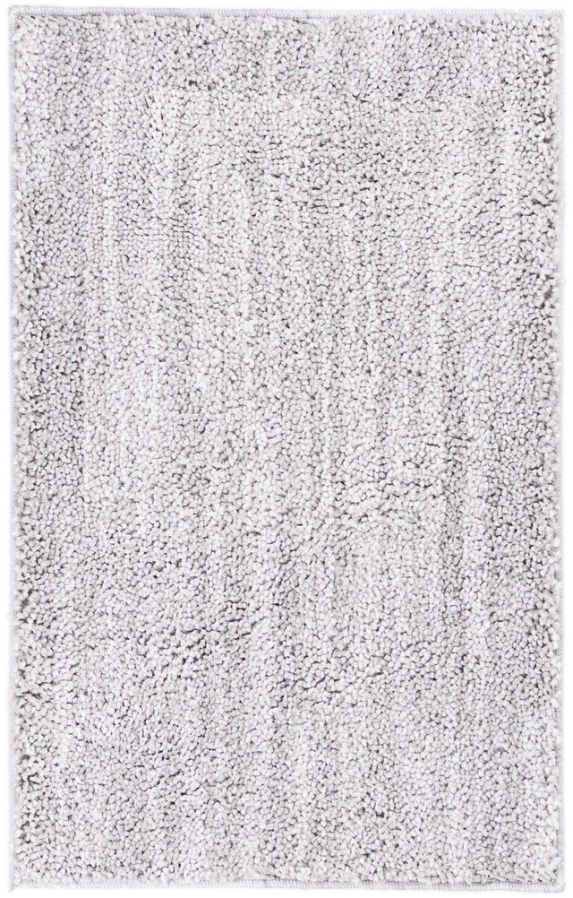 Ash Gray 2' x 3' Jill Zarin Shaggy Chic Rectangle Area Rug Thick Soft Touch Fluffy & Plush Shaggy Pile 100% Polyester (Space-Dyed Yarn) With Jute Backing Carpet for Sale at Rug Engine