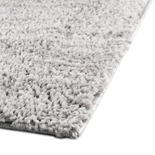 Ash Gray 6' 5 x 6' 5 Jill Zarin Shaggy Chic Square Area Rug Thick Soft Touch Fluffy & Plush Shaggy Pile 100% Polyester (Space-Dyed Yarn) With Jute Backing Carpet for Sale at Rug Engine
