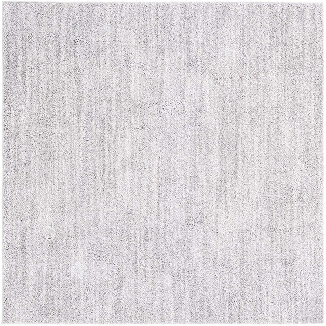Ash Gray 6' 5 x 6' 5 Jill Zarin Shaggy Chic Square Area Rug Thick Soft Touch Fluffy & Plush Shaggy Pile 100% Polyester (Space-Dyed Yarn) With Jute Backing Carpet for Sale at Rug Engine