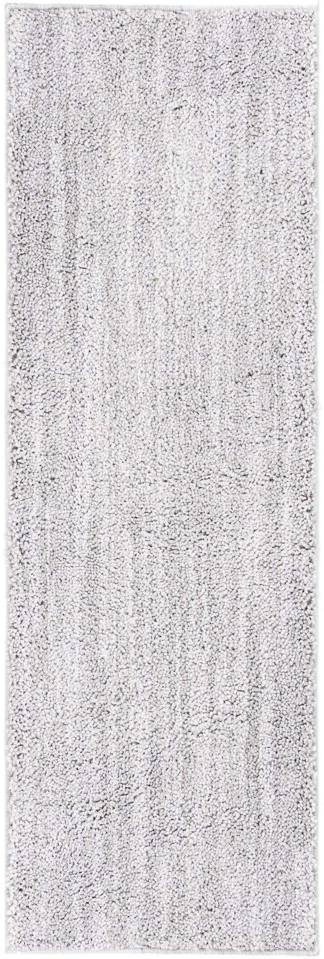 Ash Gray 2' x 6' Jill Zarin Shaggy Chic Runner Area Rug Thick Soft Touch Fluffy & Plush Shaggy Pile 100% Polyester (Space-Dyed Yarn) With Jute Backing Carpet for Sale at Rug Engine