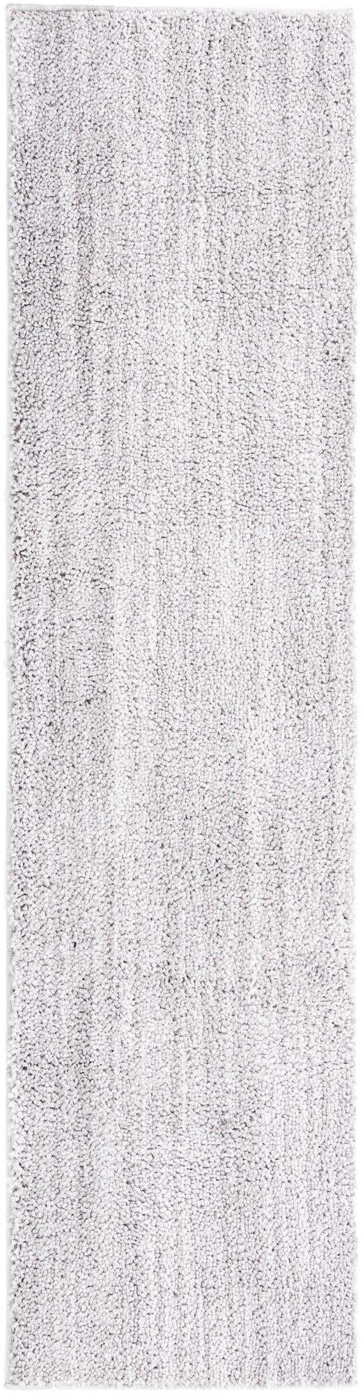 Ash Gray 2' x 8' Jill Zarin Shaggy Chic Runner Area Rug Thick Soft Touch Fluffy & Plush Shaggy Pile 100% Polyester (Space-Dyed Yarn) With Jute Backing Carpet for Sale at Rug Engine