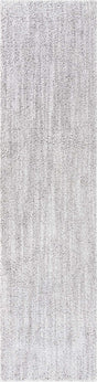 Ash Gray 2' 7 x 10' Jill Zarin Shaggy Chic Runner Area Rug Thick Soft Touch Fluffy & Plush Shaggy Pile 100% Polyester (Space-Dyed Yarn) With Jute Backing Carpet for Sale at Rug Engine