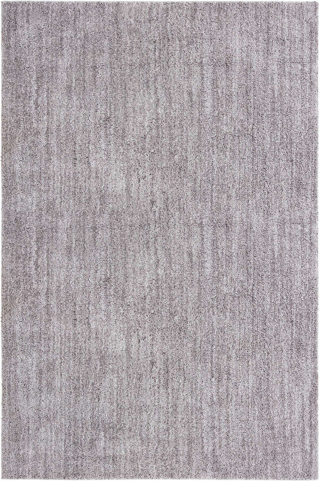 Pepper Gray 5' 3 x 8' Jill Zarin Shaggy Chic Rectangle Area Rug Thick Soft Touch Fluffy & Plush Shaggy Pile 100% Polyester (Space-Dyed Yarn) With Jute Backing Carpet for Sale at Rug Engine