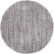 Pepper Gray 5' 3 x 5' 3 Jill Zarin Shaggy Chic Round Area Rug Thick Soft Touch Fluffy & Plush Shaggy Pile 100% Polyester (Space-Dyed Yarn) With Jute Backing Carpet for Sale at Rug Engine
