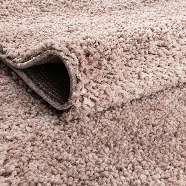 Mushroom 7' 10 x 10' Jill Zarin Shaggy Chic Rectangle Area Rug Thick Soft Touch Fluffy & Plush Shaggy Pile 100% Polyester (Space-Dyed Yarn) With Jute Backing Carpet for Sale at Rug Engine