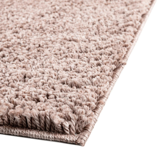 Mushroom 7' 10 x 10' Jill Zarin Shaggy Chic Rectangle Area Rug Thick Soft Touch Fluffy & Plush Shaggy Pile 100% Polyester (Space-Dyed Yarn) With Jute Backing Carpet for Sale at Rug Engine