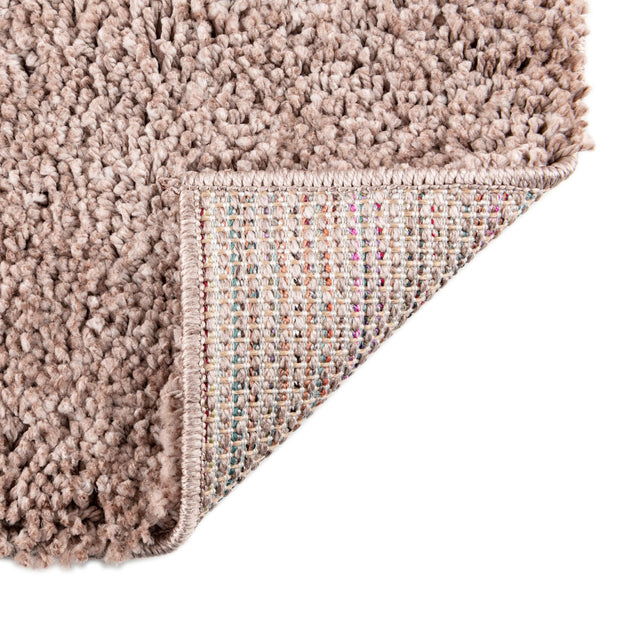 Mushroom 7' 10 x 10' Jill Zarin Shaggy Chic Rectangle Area Rug Thick Soft Touch Fluffy & Plush Shaggy Pile 100% Polyester (Space-Dyed Yarn) With Jute Backing Carpet for Sale at Rug Engine