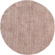 Mushroom 5' 3 x 5' 3 Jill Zarin Shaggy Chic Round Area Rug Thick Soft Touch Fluffy & Plush Shaggy Pile 100% Polyester (Space-Dyed Yarn) With Jute Backing Carpet for Sale at Rug Engine