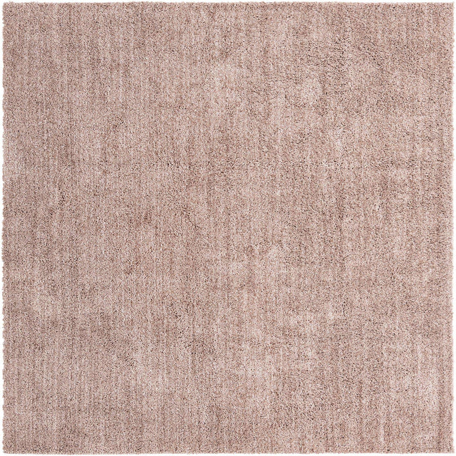 Mushroom 6' 5 x 6' 5 Jill Zarin Shaggy Chic Square Area Rug Thick Soft Touch Fluffy & Plush Shaggy Pile 100% Polyester (Space-Dyed Yarn) With Jute Backing Carpet for Sale at Rug Engine