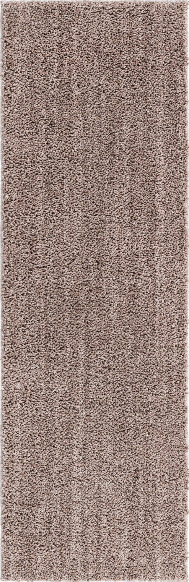 Mushroom 2' x 6' Jill Zarin Shaggy Chic Runner Area Rug Thick Soft Touch Fluffy & Plush Shaggy Pile 100% Polyester (Space-Dyed Yarn) With Jute Backing Carpet for Sale at Rug Engine