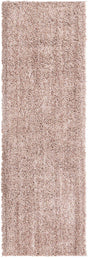 Mushroom 2' x 6' Jill Zarin Shaggy Chic Runner Area Rug Thick Soft Touch Fluffy & Plush Shaggy Pile 100% Polyester (Space-Dyed Yarn) With Jute Backing Carpet for Sale at Rug Engine