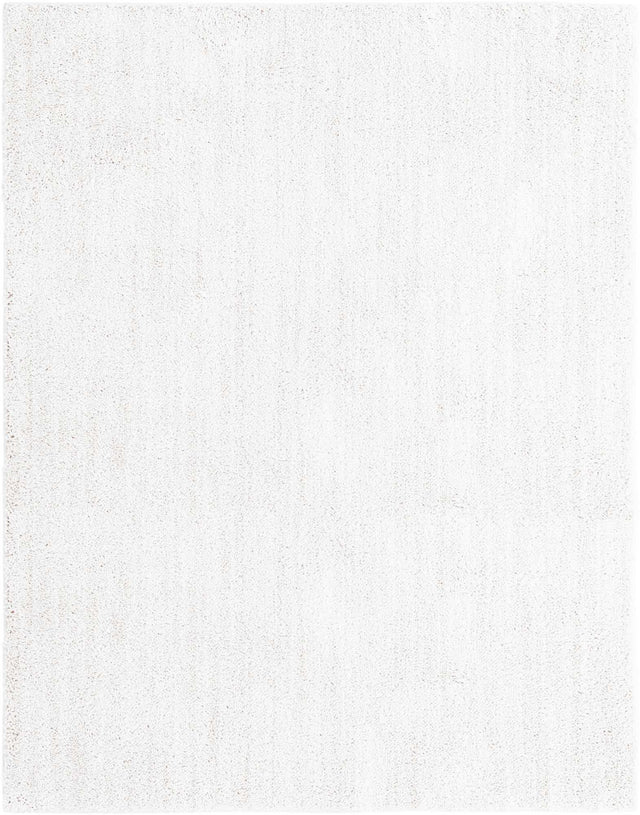 Sea Salt White 7' 10 x 10' Jill Zarin Shaggy Chic Rectangle Area Rug Thick Soft Touch Fluffy & Plush Shaggy Pile 100% Polyester (Space-Dyed Yarn) With Jute Backing Carpet for Sale at Rug Engine