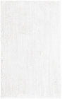Sea Salt White 3' 3 x 5' 3 Jill Zarin Shaggy Chic Rectangle Area Rug Thick Soft Touch Fluffy & Plush Shaggy Pile 100% Polyester (Space-Dyed Yarn) With Jute Backing Carpet for Sale at Rug Engine