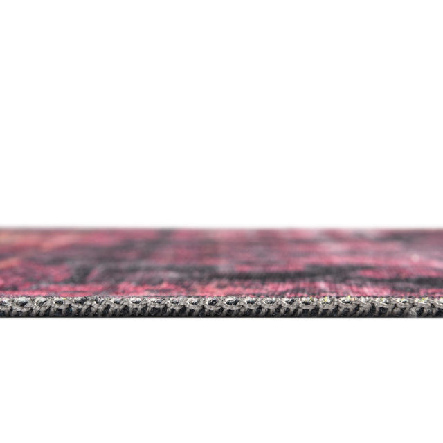 Washable Antique Rose 2' x 13' Renaissance Runner Area Rug Easy to Clean Stain Resistant & Durable Colorful Distressed Vintage Carpet for Sale at Rug Engine