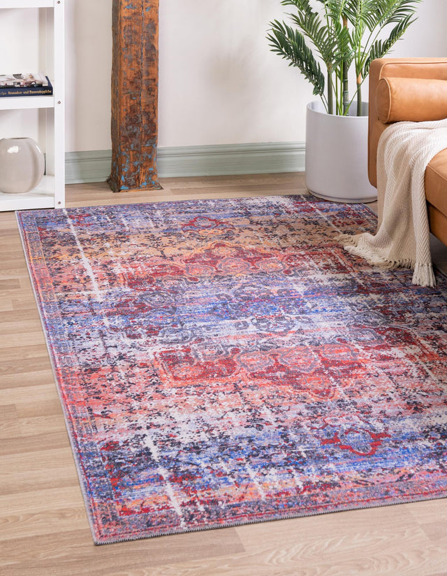 Washable Autumn 10' 6 x 14' Renaissance Rectangle Area Rug Easy to Clean Stain Resistant & Durable Colorful Distressed Vintage Carpet for Sale at Rug Engine