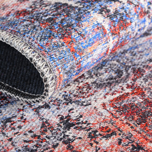 Washable Autumn 2' x 13' Renaissance Runner Area Rug Easy to Clean Stain Resistant & Durable Colorful Distressed Vintage Carpet for Sale at Rug Engine