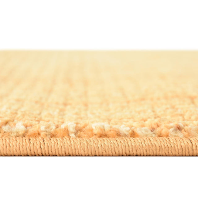 Yellow 2' 7 x 12' Gemstone Runner Area Rug Polypropylene Contemporary Carpet Easy Clean Stain Resistant for Home Design Decorating for Sale at Rug Engine