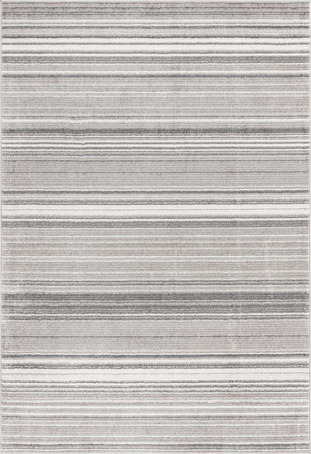 Gray 5' 3 x 8' Gemstone Rectangle Area Rug Polypropylene Contemporary Carpet Easy Clean Stain Resistant for Home Design Decorating for Sale at Rug Engine