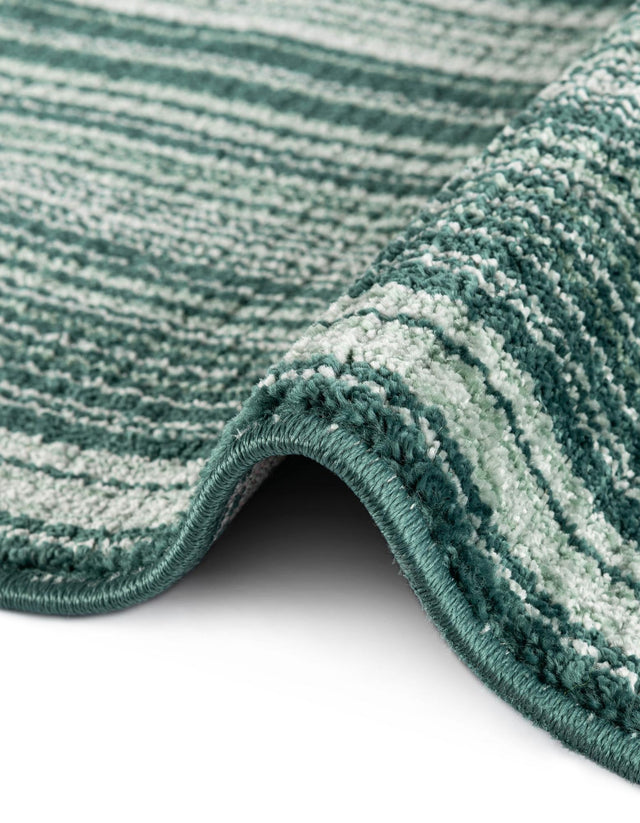 Green 5' 3 x 8' Gemstone Oval Area Rug Polypropylene Contemporary Carpet Easy Clean Stain Resistant for Home Design Decorating for Sale at Rug Engine