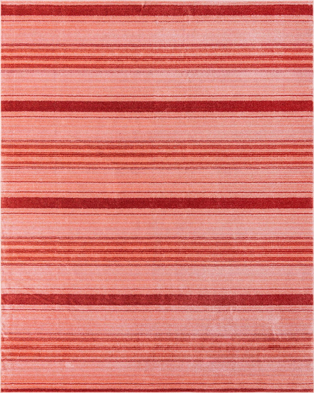 Rusty Pink Rose 9' x 12' Gemstone Rectangle Area Rug Polypropylene Contemporary Carpet Easy Clean Stain Resistant for Home Design Decorating for Sale at Rug Engine