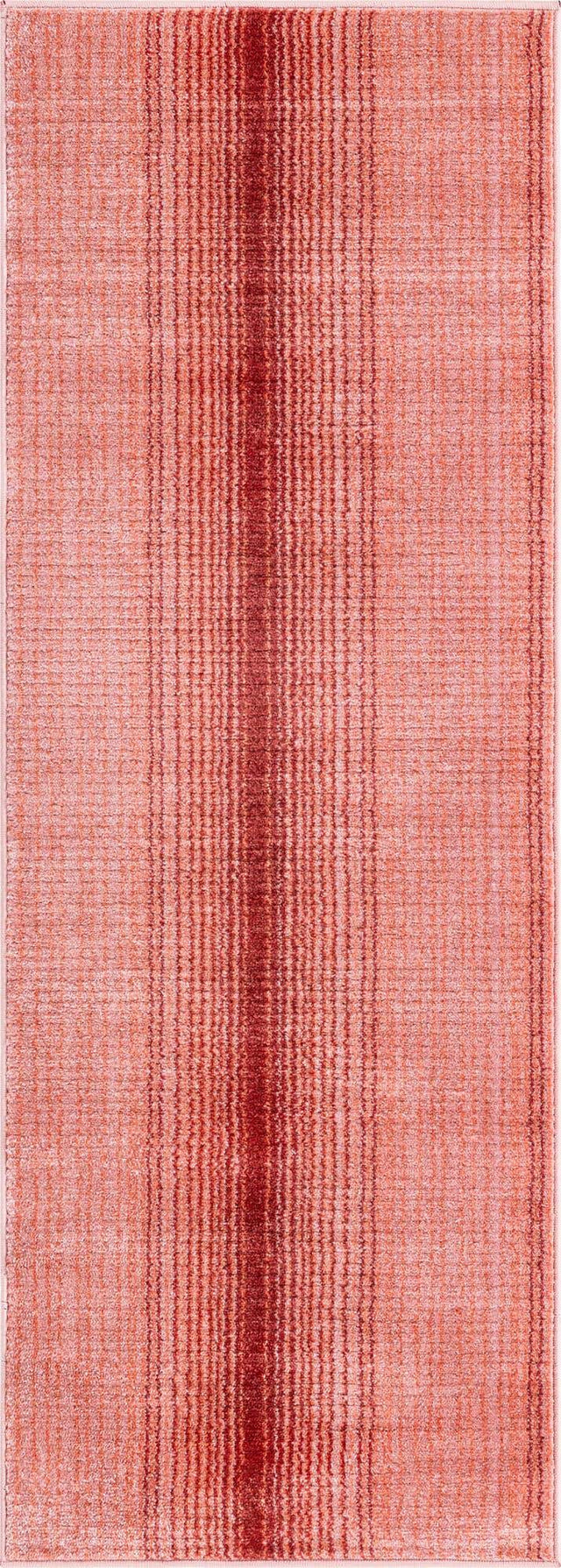 Rusty Pink Rose 2' 2 x 5' 11 Gemstone Runner Area Rug Polypropylene Contemporary Carpet Easy Clean Stain Resistant for Home Design Decorating for Sale at Rug Engine